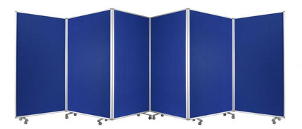 71" Green Iron Folding Six Panel Screen Room Divider HomeRoots