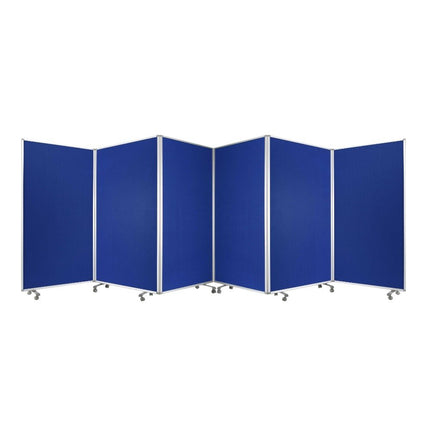 71" Green Iron Folding Six Panel Screen Room Divider HomeRoots