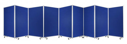 71" Green Iron Folding Nine Panel Screen Room Divider HomeRoots