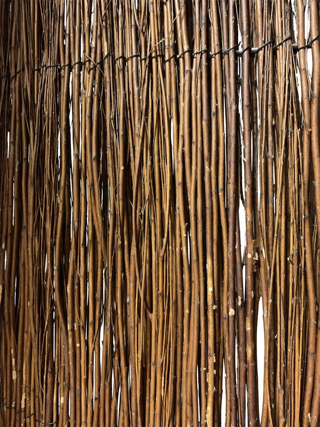 84" Brown Rattan Folding Three Panel Screen Room Divider HomeRoots