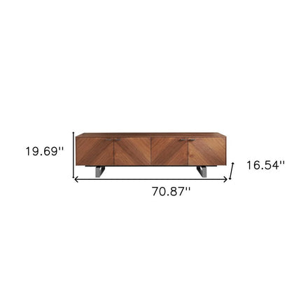 71” Contemporary Media TV Stand HomeRoots