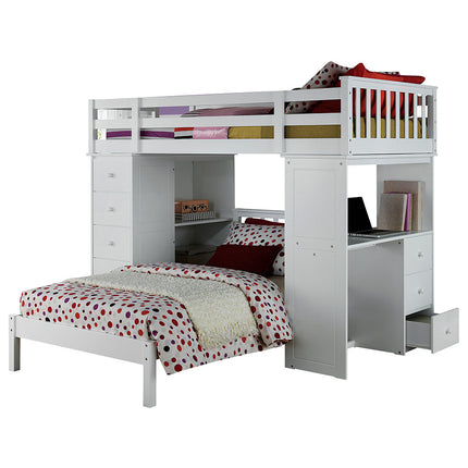ACME 37152 Freya White Twin Bed  4