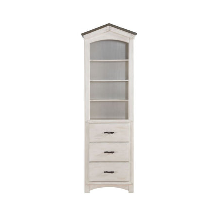 ACME 37165 Tree House Loft Bed (Twin Size), Weathered White & Washed Gray (1Set/2Ctn)  2