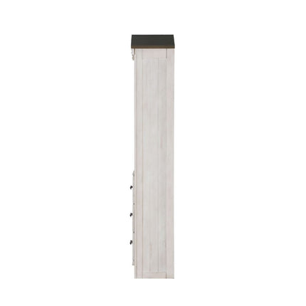 ACME 37165 Tree House Loft Bed (Twin Size), Weathered White & Washed Gray (1Set/2Ctn)  3