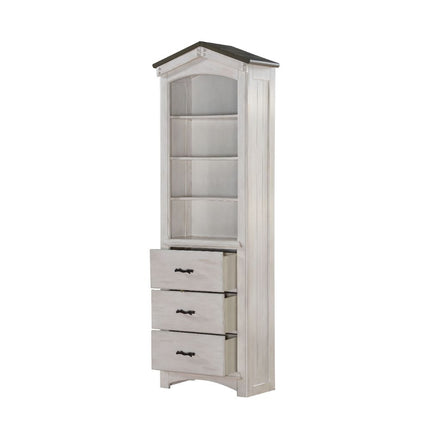 ACME 37165 Tree House Loft Bed (Twin Size), Weathered White & Washed Gray (1Set/2Ctn)  5