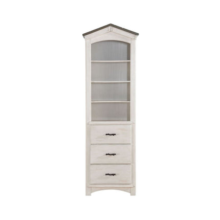 ACME 37168 Tree House Bookcase, Weathered White & Washed Gray  4
