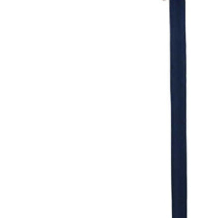 60" Black And White Floor Lamp With White Fabric Drum Shade HomeRoots