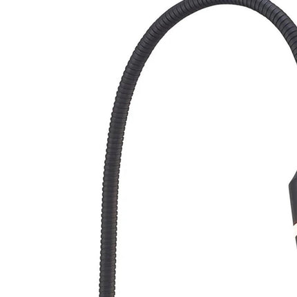 18" Black Metal Adjustable LED Desk Lamp HomeRoots
