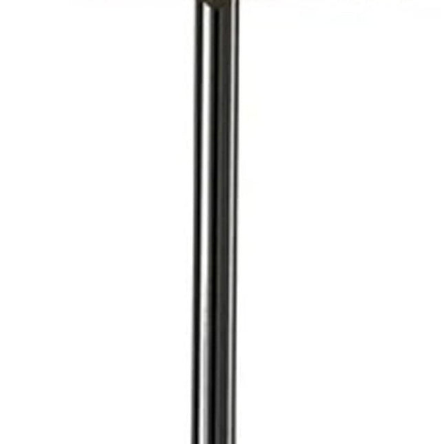 Black Nickel Finish Metal Tall White Shade Table Lamp HomeRoots