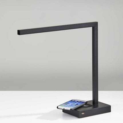 Slender Bar Black Metal Led Charging Desk Light HomeRoots