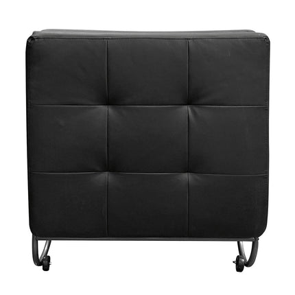 ACME 37276 Senon Adjustable Chair (Futon), Silver & Black