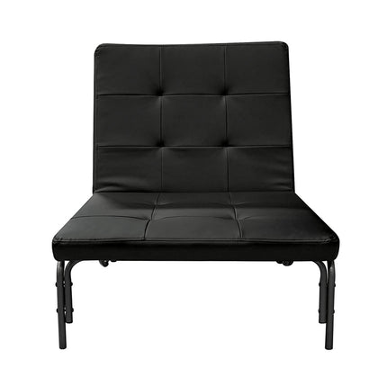 ACME 37276 Senon Adjustable Chair (Futon), Silver & Black