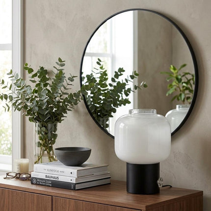 Mod Pod Black Glass Table Lamp HomeRoots