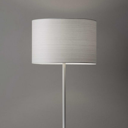 White On White Metal Table Lamp HomeRoots