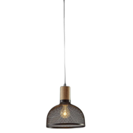 Caged Black Metal Small Ceiling Pendant HomeRoots