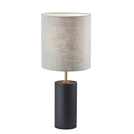 Natural Wood Circular Block Table Lamp HomeRoots