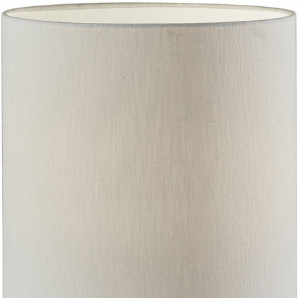 Black Wood Circular Block Table Lamp HomeRoots