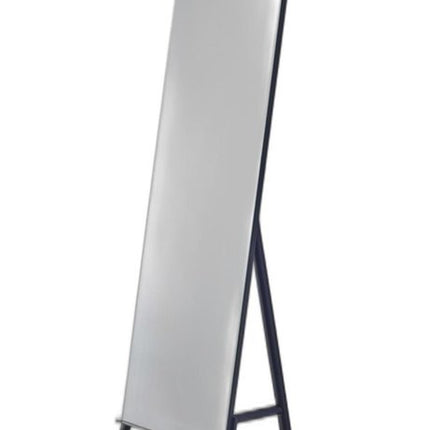 57" Black Metal Freestanding Framed HomeRoots