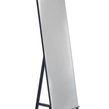 57" Black Metal Freestanding Framed HomeRoots
