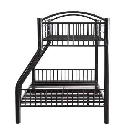 ACME 37380BK Cayelynn Twin/Full Bunk Bed, Black