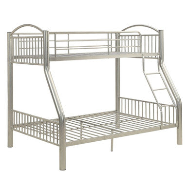 ACME 37380SI Cayelynn Twin/Full Bunk Bed, Silver ACME Furniture