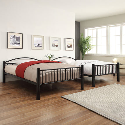 ACME 37390BK Cayelynn Full/Full Bunk Bed, Black