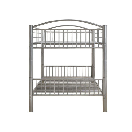 ACME 37390SI Cayelynn Full/Full Bunk Bed, Silver
