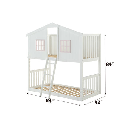 ACME 37410 Rohan Cottage Twin/Twin Bunk Bed