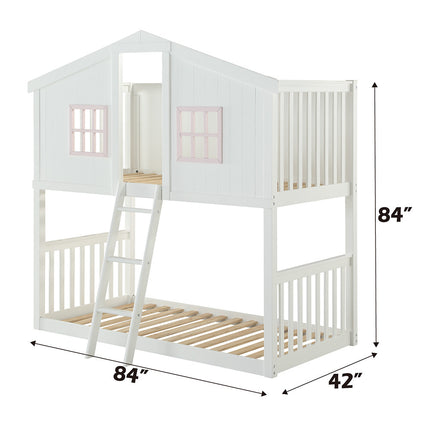 ACME 37410 Rohan Cottage Twin/Twin Bunk Bed