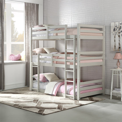 ACME 37420 Ronnie Three Layer Twin Bunk Bed