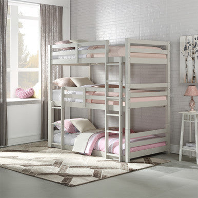 ACME 37420 Ronnie Three Layer Twin Bunk Bed ACME Furniture