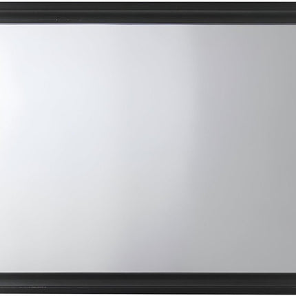 36" Black Wood Dresser Mount Framed Mirror HomeRoots