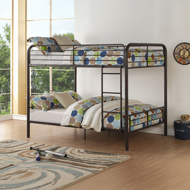 ACME 37433 Bristol Full/Full Bunk Bed, Dark Brown (1Set/2Ctn) ACME Furniture