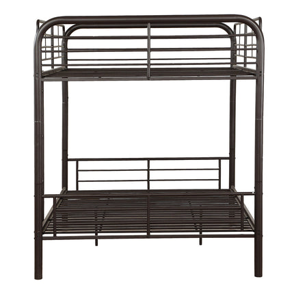 ACME 37433 Bristol Full/Full Bunk Bed, Dark Brown (1Set/2Ctn)