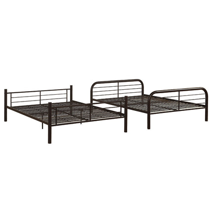 ACME 37433 Bristol Full/Full Bunk Bed, Dark Brown (1Set/2Ctn)