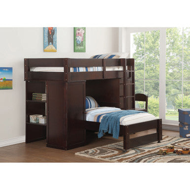 ACME 37495 Lars Wenge Twin/Twin Loft Bed ACME Furniture