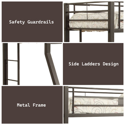 ACME 37510 Limbra Twin/Full Bunk Bed  4