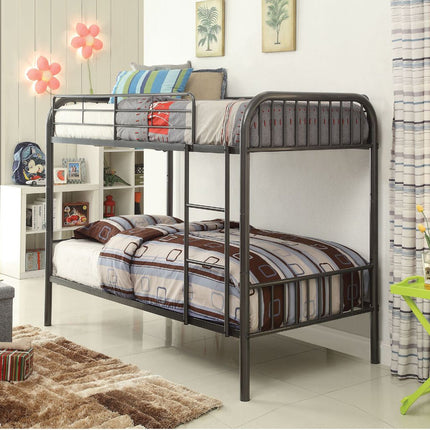 ACME 37535 Bristol Twin Bunk Bed, Gunmetal