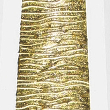 11" Clear And Gold Cylinder Lead Free Crystal Table Vase HomeRoots