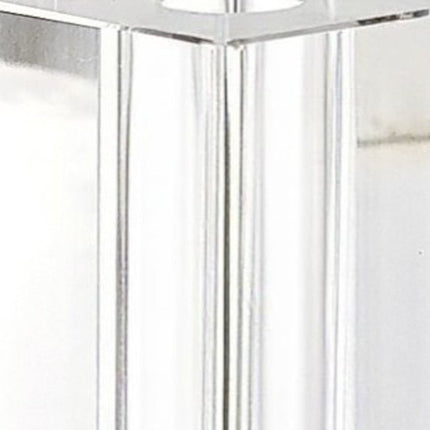 9" Clear Square Lead Free Crystal Table Vase HomeRoots