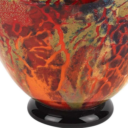 11 Mouth Blown Art Glass Centerpiece Or Punch Bowl HomeRoots