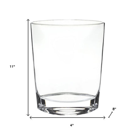 11" Clear Bud Lead Free Crystal Table Vase HomeRoots