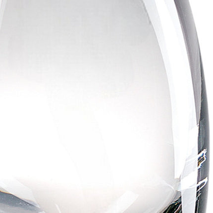 7" Clear Lead Free Crystal Oval Table Vase HomeRoots