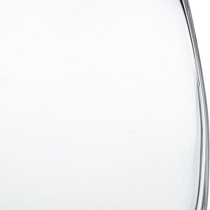 8" Clear Oval Crystal Glass Table Vase HomeRoots
