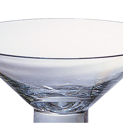 11" Clear Mouth Blown Crystal Round Pedestal Centerpiece Bowl HomeRoots