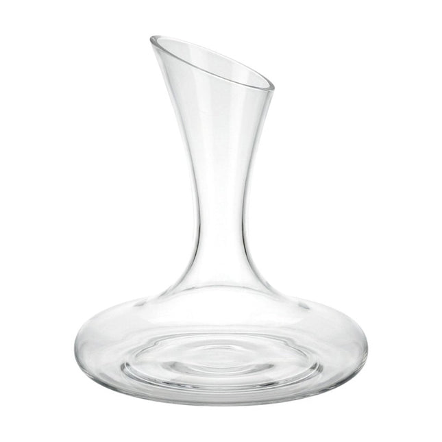 Clear Crystal Glass Convex Curve Shape Stemless Carafe HomeRoots