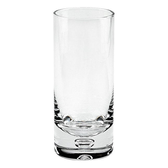 Set of Four Clear Mouth Blown Crystal Highball Glasses HomeRoots