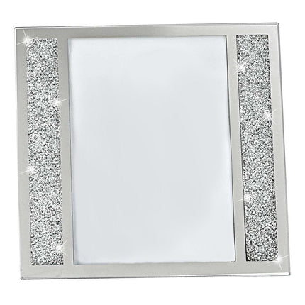 Multiple Sizes Silver Crystal Tabletop Picture Frame HomeRoots