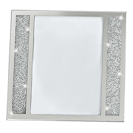 Multiple Sizes Silver Crystal Tabletop Picture Frame HomeRoots