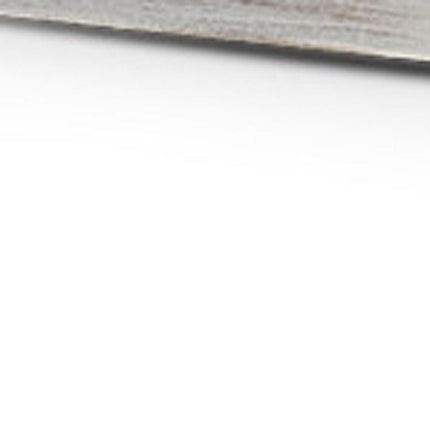 35" White and Natural Wood Indoor Outdoor Tray With Handles HomeRoots